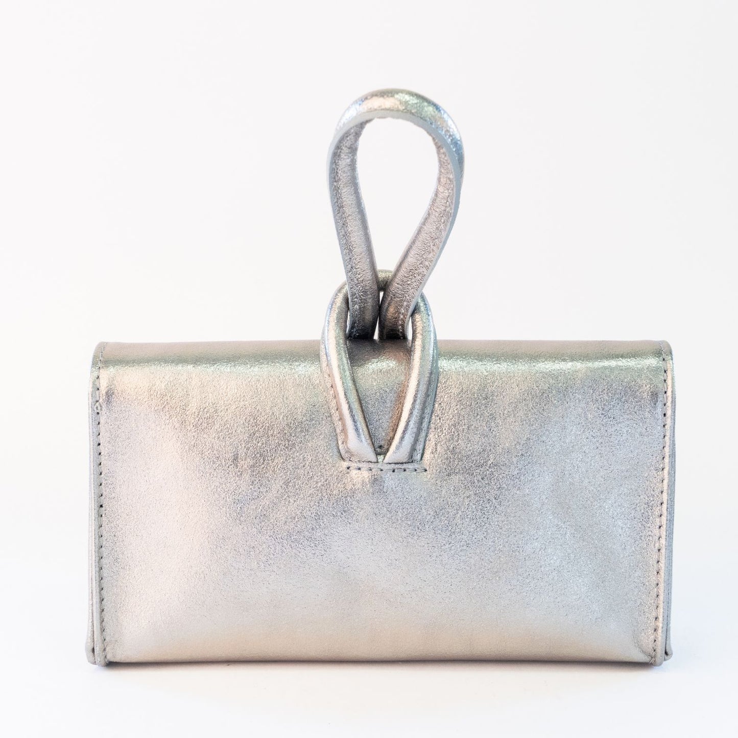 Borsa a mano in pelle - GAIA Metallic